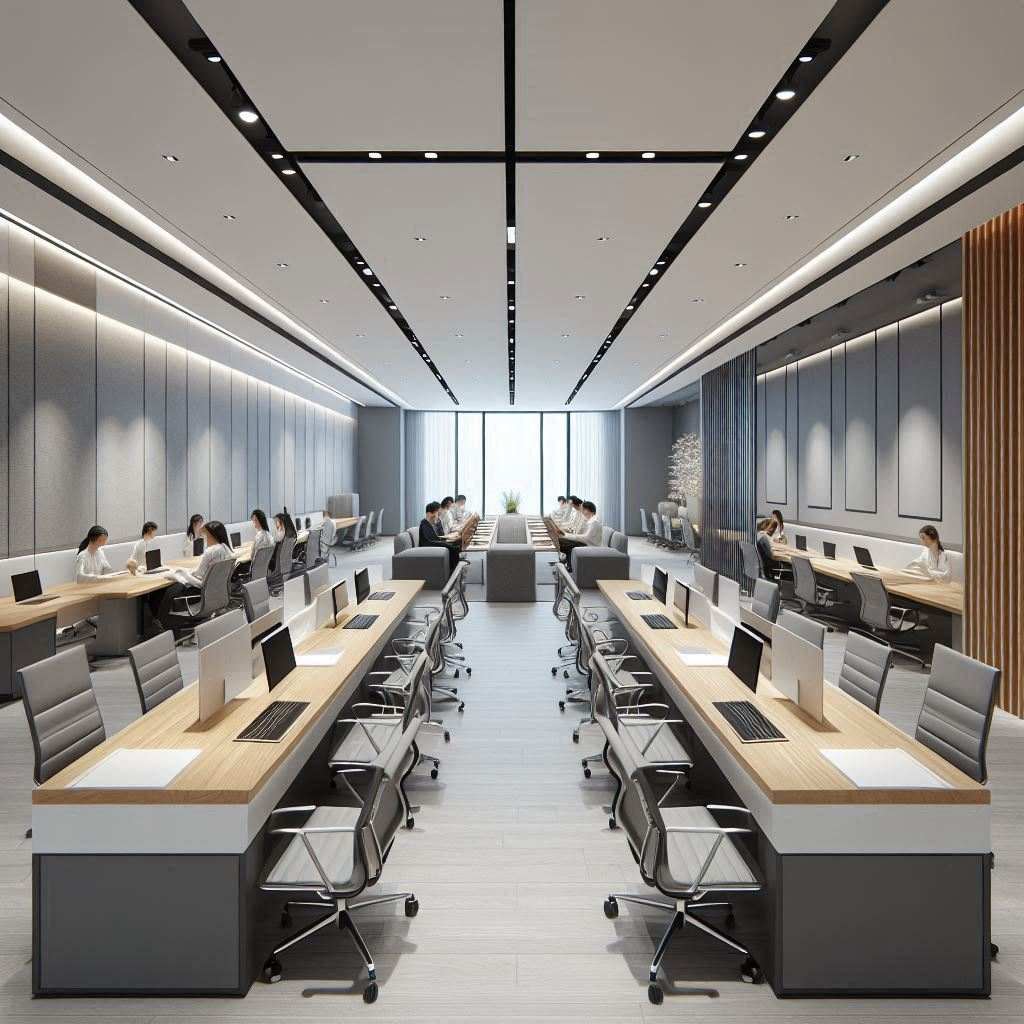 办公区局部施工期间异地协作组应从写字楼办公财务室私密性的哪个节点介入